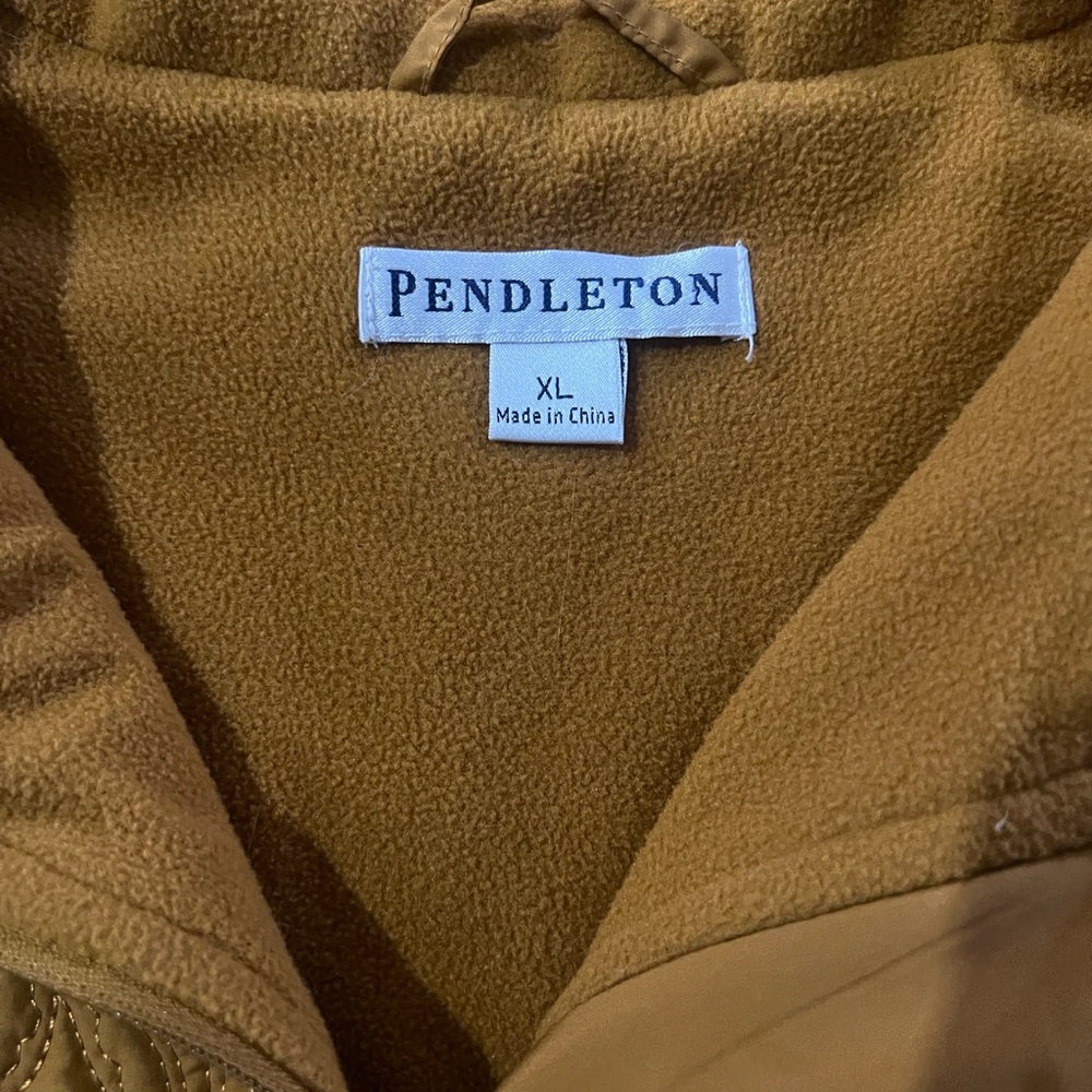 Pendleton Camel Colored Quilted Vest - image 2